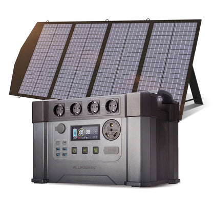 ALLPOWER S2000 PRO Powerstation (200-watt Solar panel included)